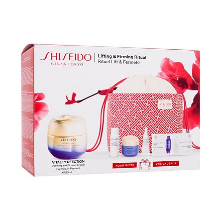 Shiseido Vital Perfection Lifting & Firming Ritual : denní pleťový krém Uplifting and Firming Cream 50 ml + pleťové sérum LiftDefine Radiance Serum 7 ml + noční zpevňující krém Overnight Firming Treatment 15 ml + oční krém Uplifting and Firming Eye Cream 