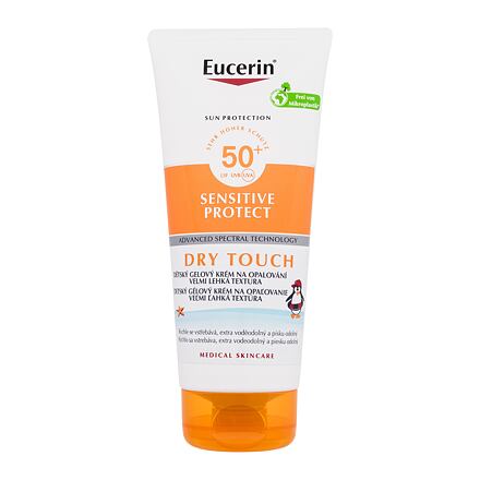 Eucerin Sun Kids Sensitive Protect Dry Touch Gel-Cream SPF50+ lehký gelový krém na opalování pro citlivou pokožku 200 ml