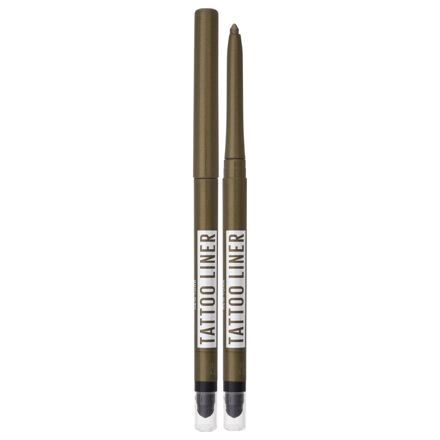 Maybelline Tattoo Liner Automatic Gel Pencil voděodolná tužka na oči 0.73 g odstín 060 Emerald Energy
