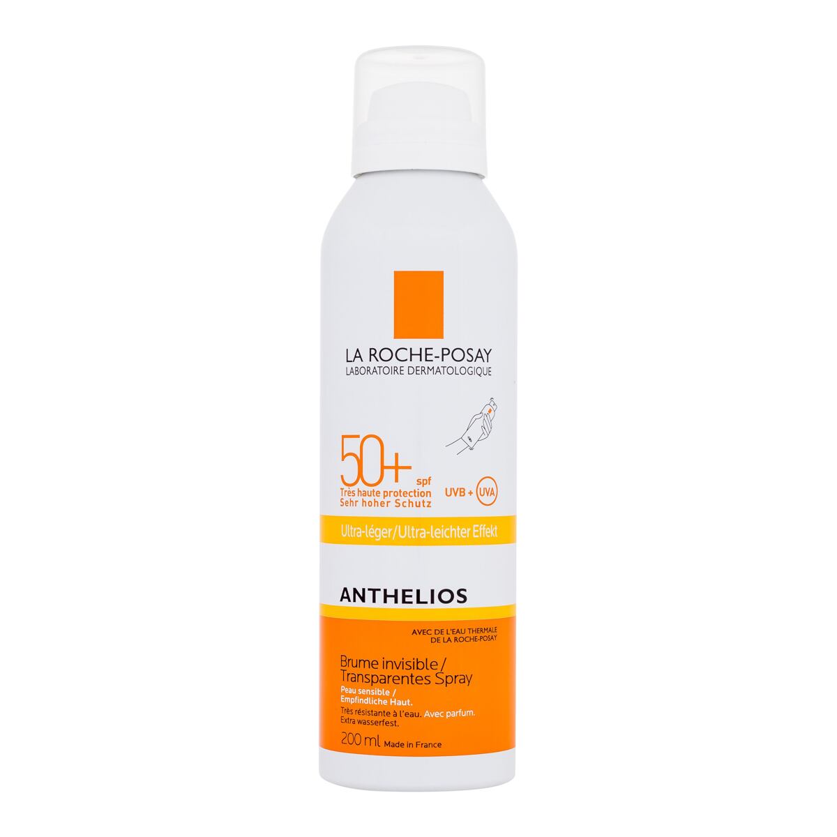 La Roche-Posay Anthelios Invisible Mist SPF50+ voděodolná opalovací mlha 200 ml