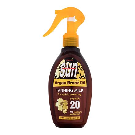 Vivaco Sun Argan Bronz Oil Tanning Milk SPF20 opalovací mléko s arganovým olejem 200 ml
