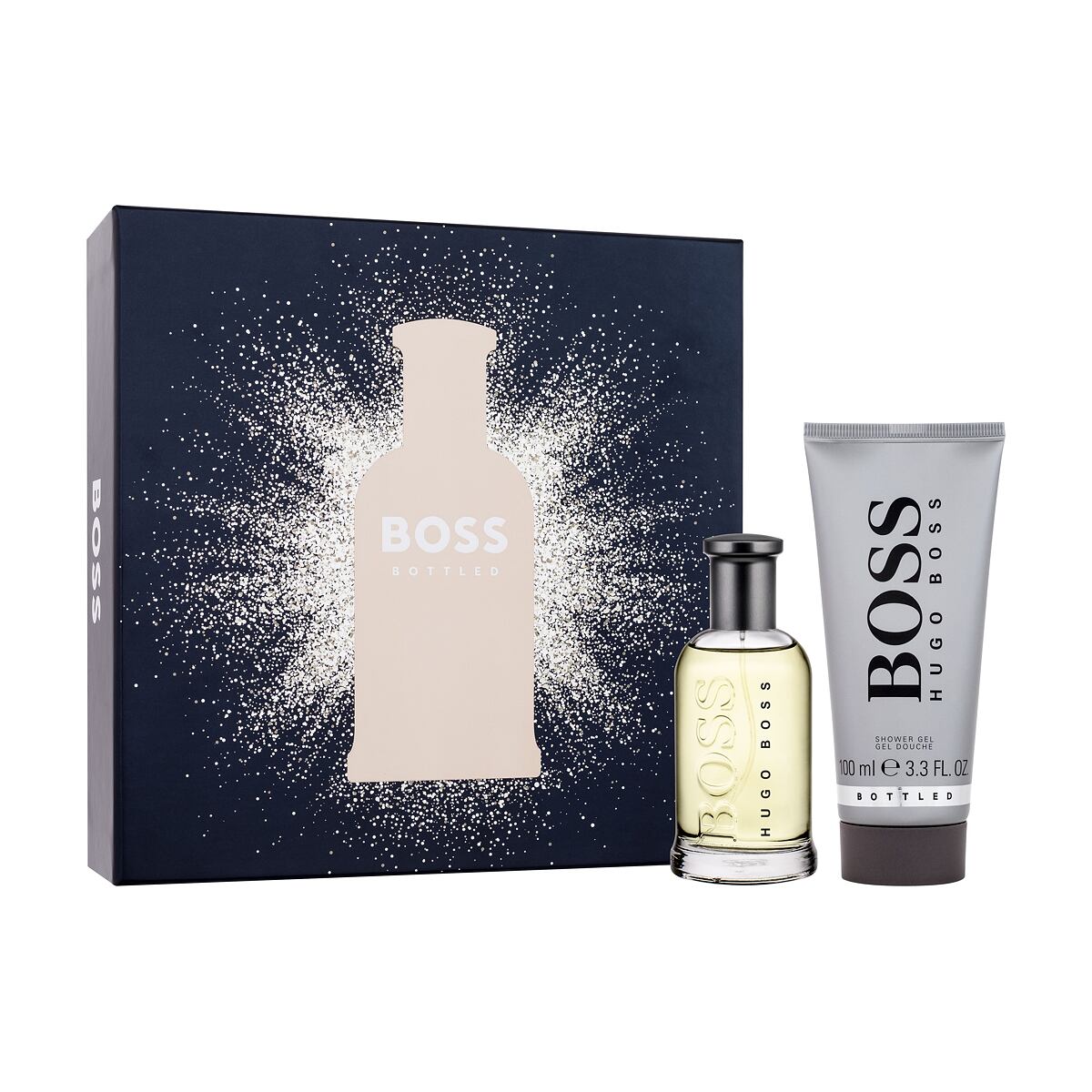 HUGO BOSS Boss Bottled SET3 dárková sada toaletní voda 50 ml + sprchový gel 100 ml pre mužov