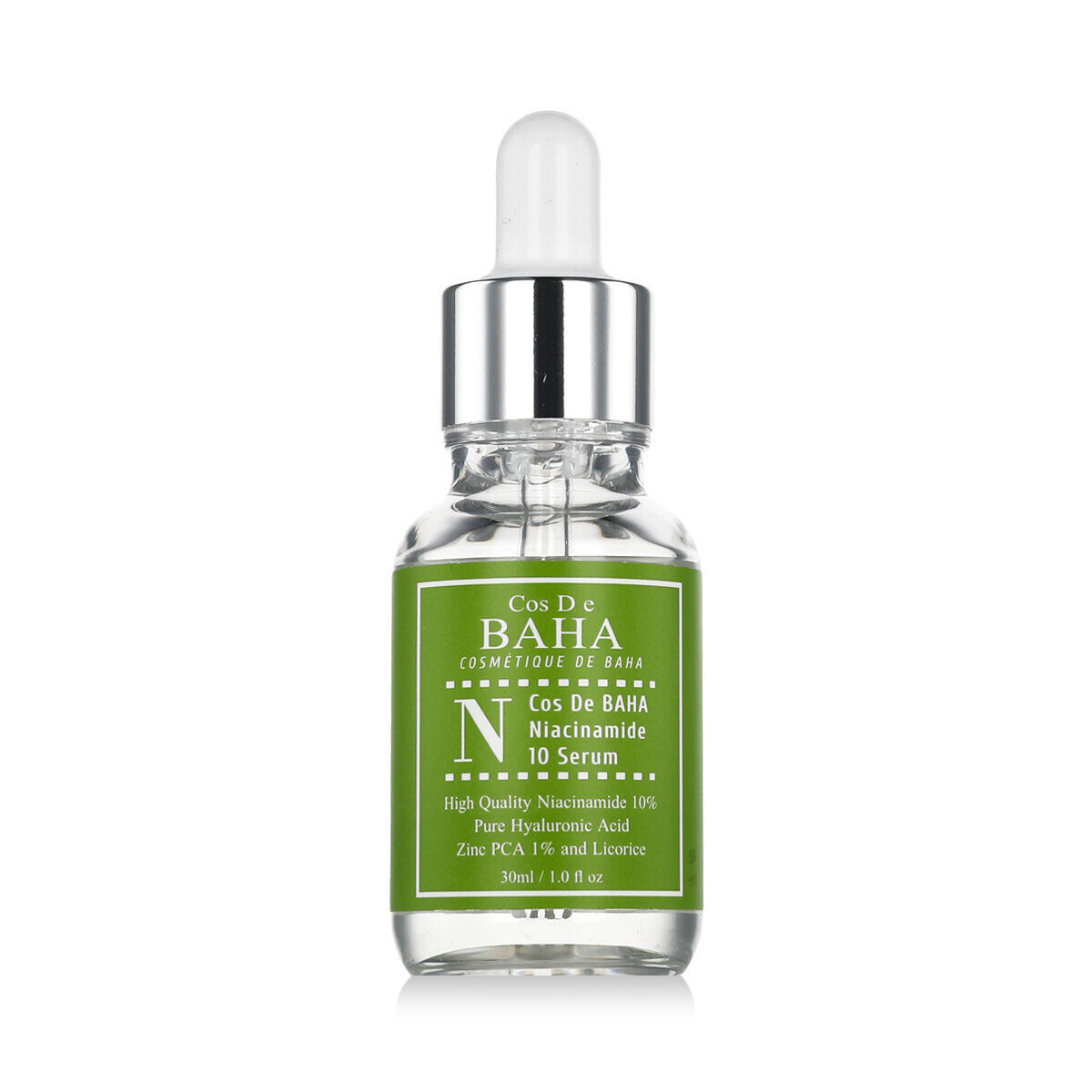 Cos De Baha N Niacinamide 10 Serum protizánětlivé sérum pro mastnou a problematickou pleť 30 ml 30 ml unisex
