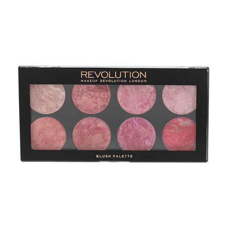Makeup Revolution London Blush Palette paletka 8 tvářenek 12.8 g odstín Blush Queen
