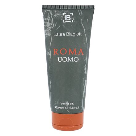 Laura Biagiotti Roma Uomo sprchový gel 200 ml pre mužov