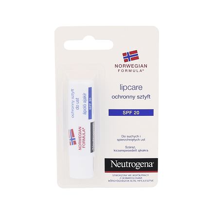 Neutrogena Norwegian Formula Lip Care SPF20 balzám pro suché a popraskané rty 4.8 g