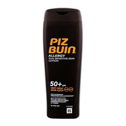 PIZ BUIN Allergy Sun Sensitive Skin Lotion SPF50+ voděodolné opalovací mléko proti alergii na slunce 200 ml