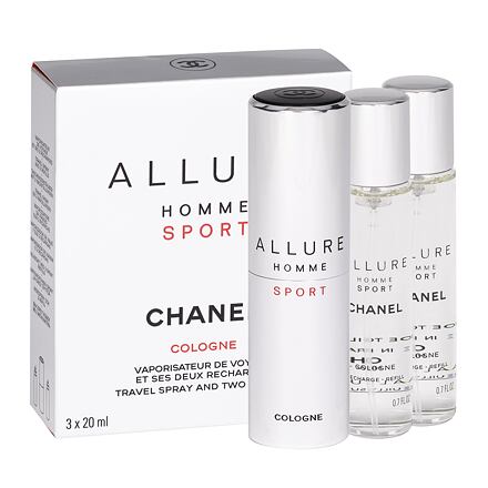 Chanel Allure Homme Sport Cologne kolínská voda twist and spray 3x20 ml pro muže