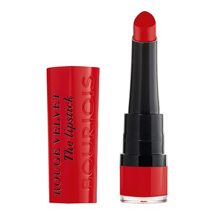 BOURJOIS Paris Rouge Velvet The Lipstick matná rtěnka 2.4 g odstín 08 rubi´s cute