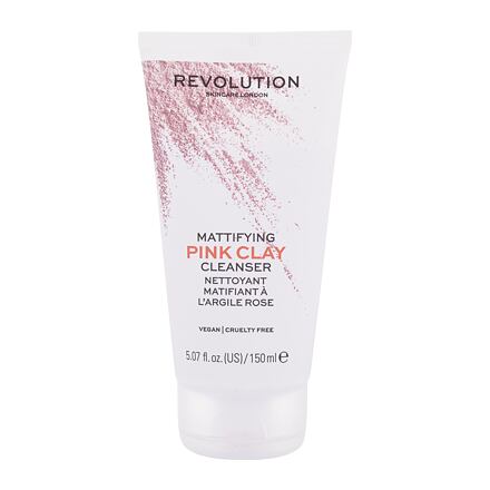 Revolution Skincare Pink Clay Mattifying čisticí pěna pro mastnou pleť 150 ml pro ženy