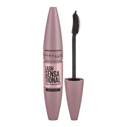 Maybelline Lash Sensational řasenka pro objem a prodloužení řas 9.5 ml odstín very black