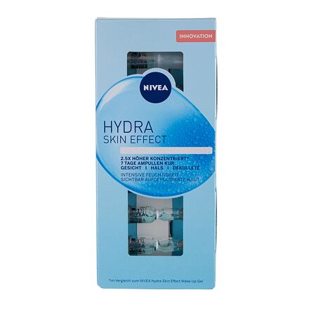 Nivea Hydra Skin Effect 7 Days Ampoule Treatment hydratační pleťové sérum v ampulkách 7 ml pro ženy