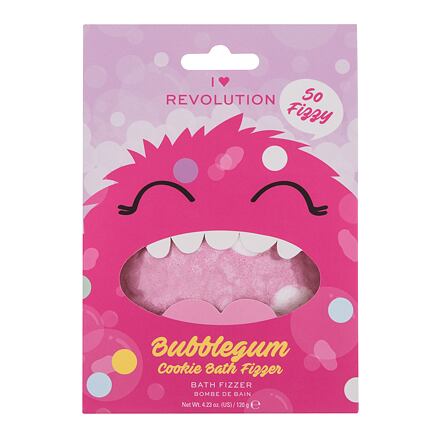 I Heart Revolution Cookie Bath Fizzer Bubblegum šumivá bomba do koupele s vůní žvýkačky 120 g