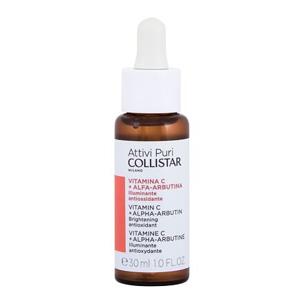 Collistar Pure Actives Vitamin C + Alpha-Arbutin pleťové sérum s rozjasňujícím a antioxidačním účinkem 30 ml pro ženy