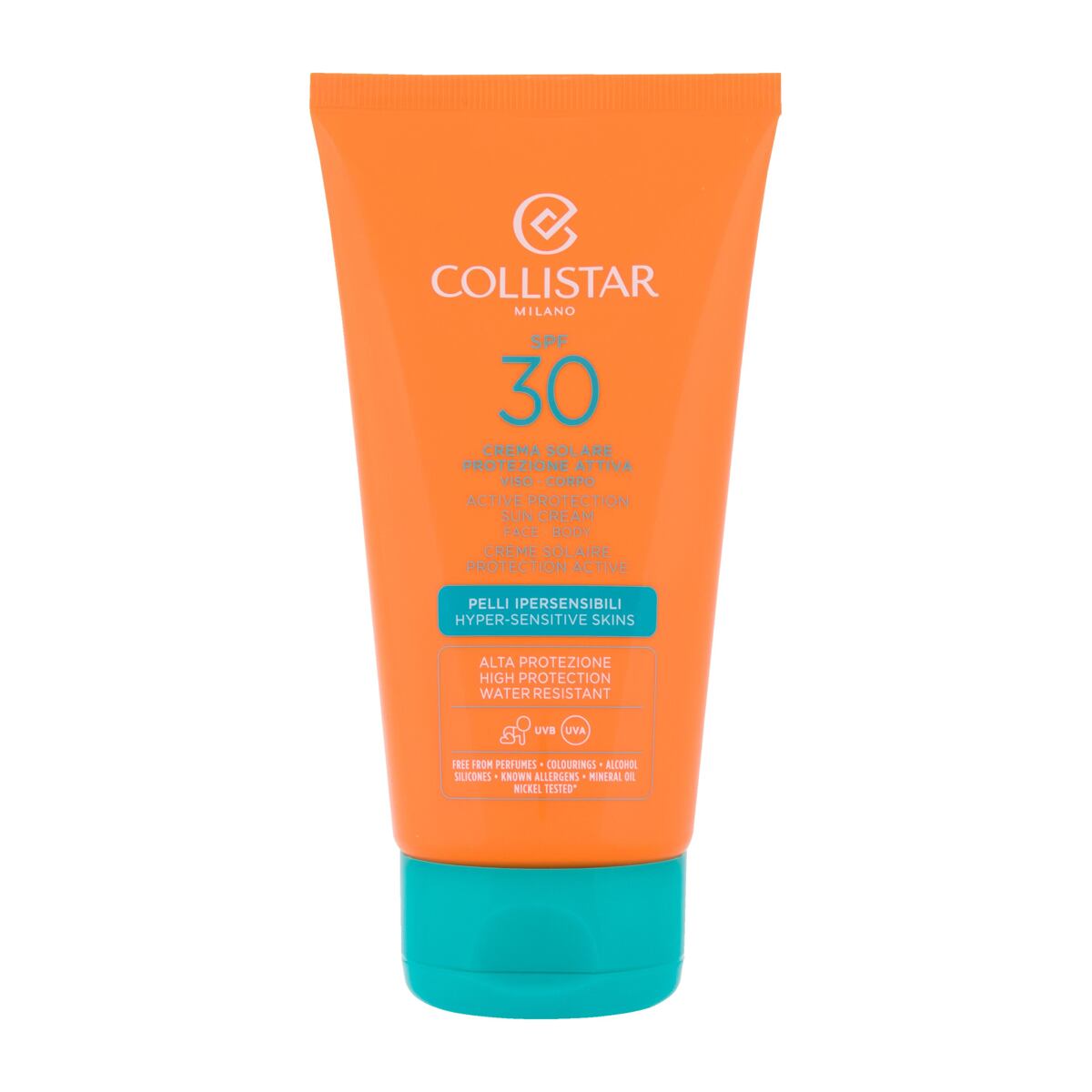 Collistar Active Protection Sun Cream Face-Body SPF30 opalovací krém pro velmi citlivou pokožku 150 ml 150 ml
