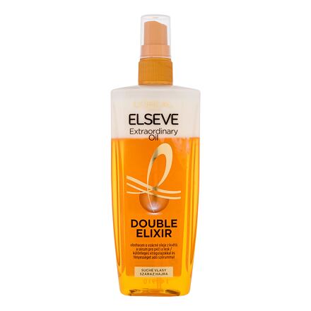 L'Oréal Paris Elseve Extraordinary Oil Double Elixir vyživující sprej pro poškozené a suché vlasy 200 ml pro ženy