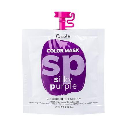Fanola Color Mask vyživující a barvicí maska na vlasy 30 ml odstín Silky Purple pro ženy