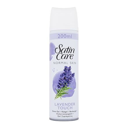 Gillette Satin Care Lavender Touch gel na holení s levandulí 200 ml pro ženy