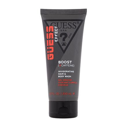 GUESS Grooming Effect Invigorating Hair & Body Wash povzbuzující sprchový gel s kofeinem na tělo a vlasy 200 ml pro muže