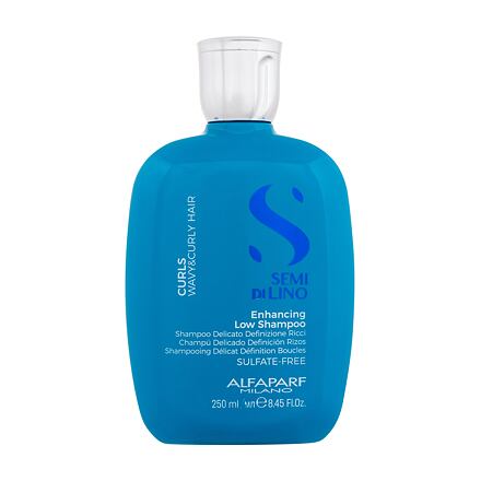 ALFAPARF MILANO Semi Di Lino Curls Enhancing Low Shampoo šampon pro definici kudrnatých a vlnitých vlasů 250 ml pro ženy