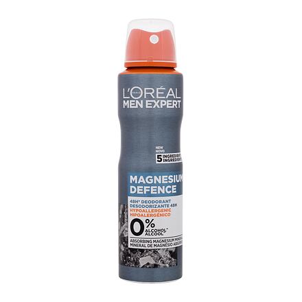 L'Oréal Paris Men Expert Magnesium Defence 48H hypoalergenní deodorant 150 ml pro muže