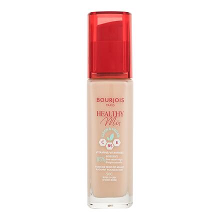 BOURJOIS Paris Healthy Mix Clean & Vegan Radiant Foundation hydratační a rozjasňující make-up 30 ml 50C Rose Ivory