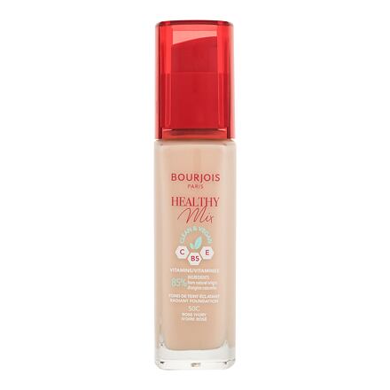 BOURJOIS Paris Healthy Mix Clean & Vegan Radiant Foundation hydratační a rozjasňující make-up 30 ml odstín 50C Rose Ivory