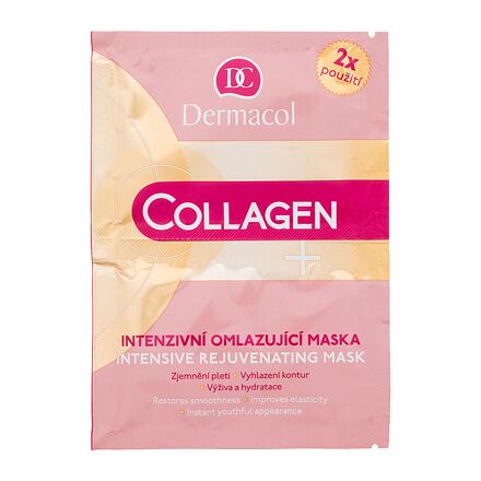 Dermacol Collagen+ intenzivní omlazující maska 2x8 g pro ženy