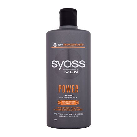 Syoss Men Power Shampoo šampon pro posílení vlasů a stimulaci růstu 440 ml pro muže
