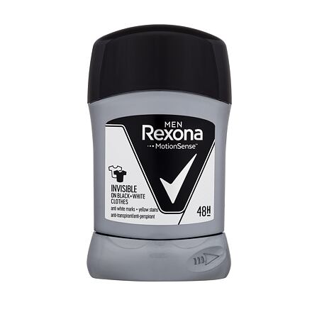 Rexona Men Invisible Black + White deostick antiperspirant 50 ml pro muže