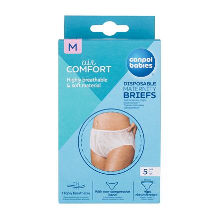Canpol babies Air Comfort Disposable Maternity Briefs M jednorázové poporodní kalhotky 5 ks