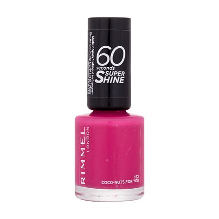 Rimmel London 60 Seconds Super Shine rychleschnoucí lak na nehty 8 ml odstín 152 Coco-Nuts For You