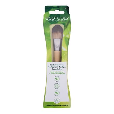 EcoTools Brush Classic Foundation štětec na make-up odstín béžová