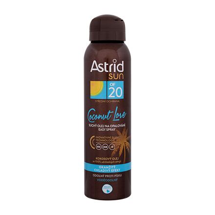 Astrid Sun Coconut Love Dry Easy Oil Spray SPF20 suchý olej na opalování 150 ml