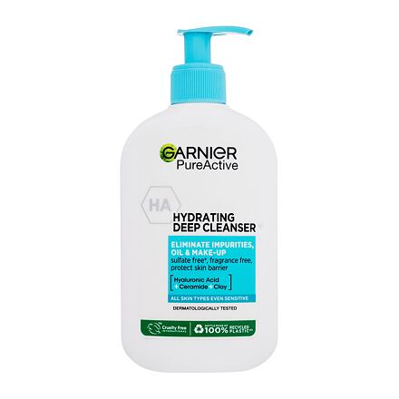 Garnier Pure Active Hydrating Deep Cleanser hydratační čisticí gel proti nedokonalostem 250 ml unisex