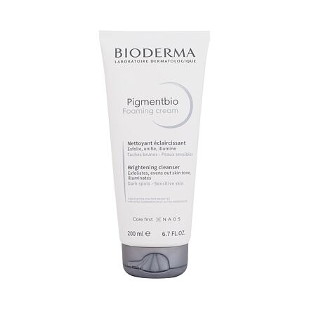 BIODERMA Pigmentbio Foaming Cream rozjasňující čisticí krém proti pigmentovým skvrnám 200 ml pro ženy