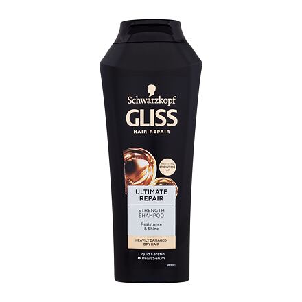 Schwarzkopf Gliss Ultimate Repair Strength Shampoo regenerační šampon pro poškozené a suché vlasy 250 ml pro ženy