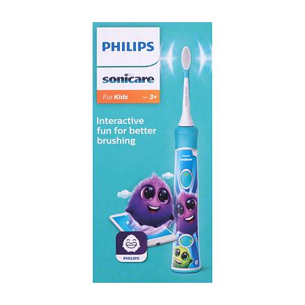 Philips Sonicare For Kids HX6322/04 Green sonický elektrický zubní kartáček s bluetooth
