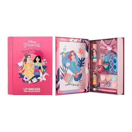 Lip Smacker Disney Princess Magic Book Tin : balzám na rty 3,4 g + rozjasňující krém 6 x 0,25 g + lak na nehty 2 x 4,25 ml + rtěnka 1,25 g + aplikátor + sponka do vlasů + oddělovač prstů + plechová krabička