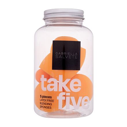 Gabriella Salvete Take Five bezlatexové houbičky na make-up 5 ks odstín oranžová