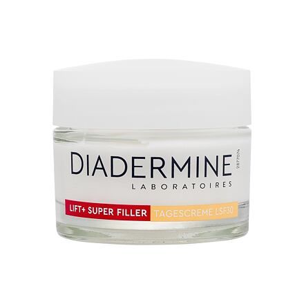 Diadermine Lift+ Super Filler Anti-Age Day Cream SPF30 omlazující pleťový krém s uv ochranou 50 ml pro ženy