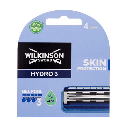 Wilkinson Sword Hydro 3 náhradní hlavice na holicí strojek 4 ks pro muže