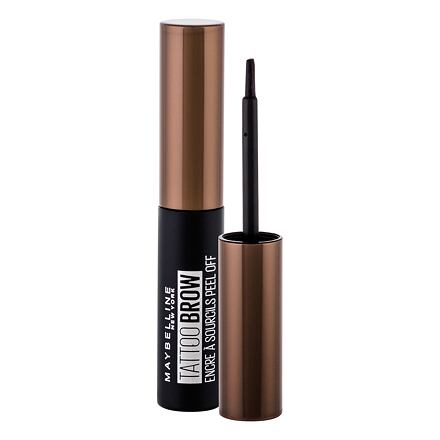 Maybelline Tattoo Brow gelová slupovací barva na obočí 4.6 g odstín chocolate brown