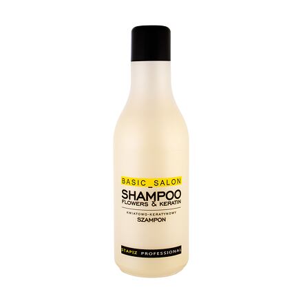 Stapiz Basic Salon Flowers & Keratin regenerační šampon s keratinem 1000 ml pro ženy
