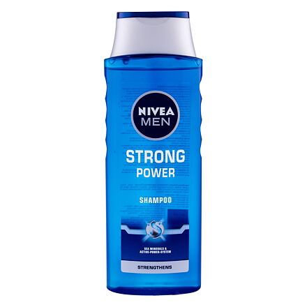 Nivea Men Strong Power posilující šampon s mořskými minerály 400 ml pro muže