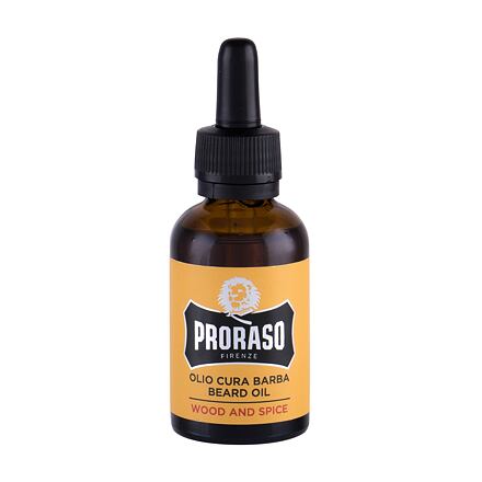 PRORASO Wood & Spice Beard Oil olej na vousy s dřevitě-kořeněnou vůní 30 ml