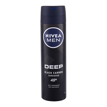 Nivea Men Deep Black Carbon 48H deospray antiperspirant 150 ml pro muže