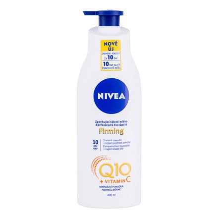 Nivea Q10 + Vitamin C Firming zpevňující tělové mléko pro normální pokožku 400 ml pro ženy