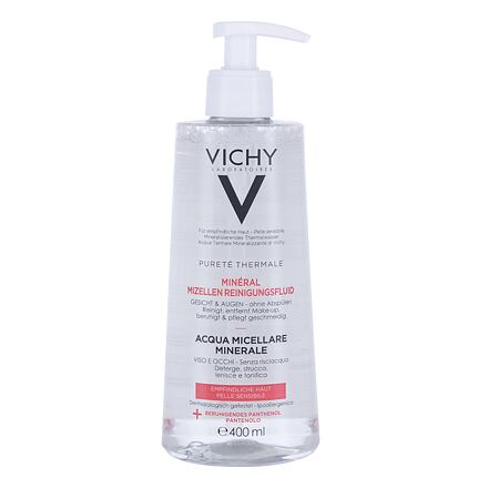 Vichy Pureté Thermale Mineral Water For Sensitive Skin minerální micelární voda pro citlivou pleť 400 ml pro ženy
