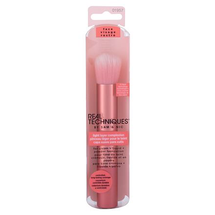 Real Techniques Brushes Light Layer Complexion kosmetický štětec korálová